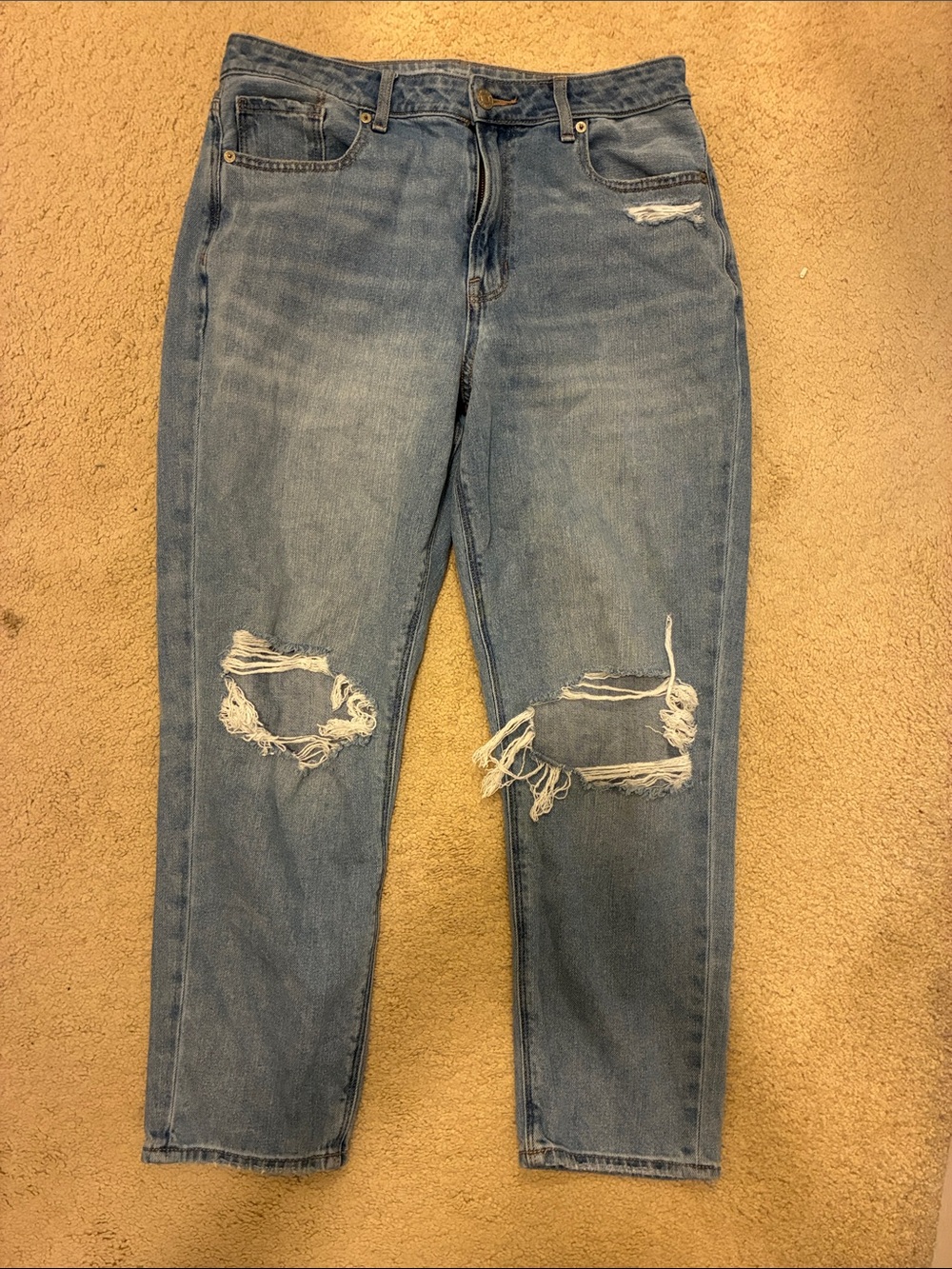 American Eagle Outfitters Light Blue High-Rise Jeans